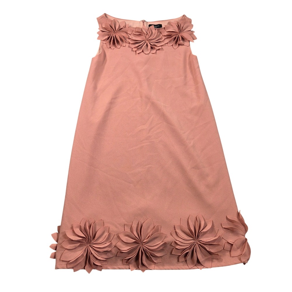 Aftershock London Dakmari-Drs Shift Dress Womens Small Pink Floral Applique